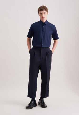 SEIDENSTICKER Regular Fit Businesshemd in Blau