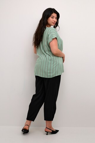 KAFFE CURVE Bluse 'Sida' in Grün