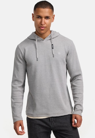 INDICODE JEANS Sweatshirt 'INMarto' in Grey: front
