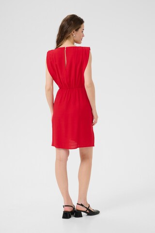 Kaffe Jurk 'Teri' in Rood