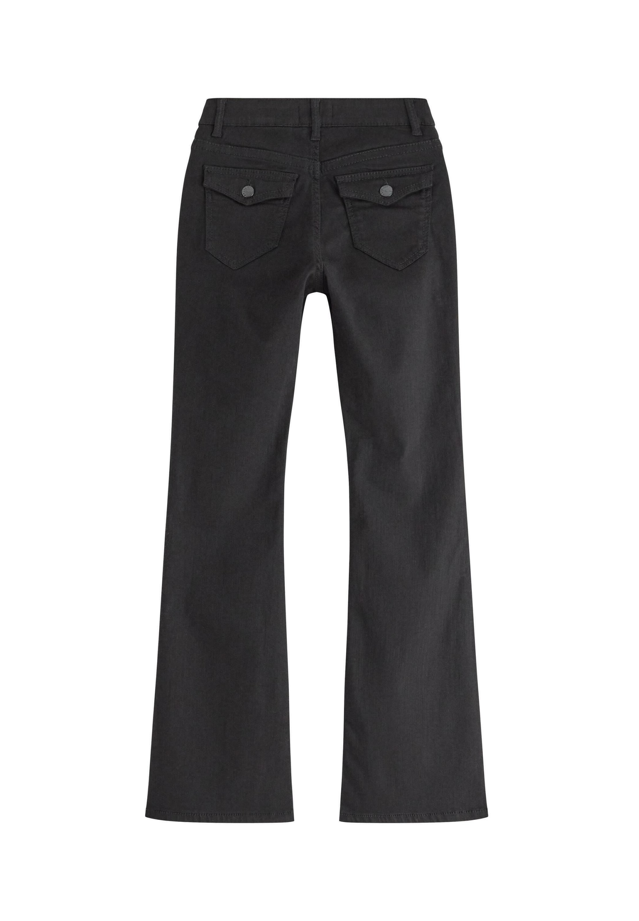 Lindex Flared Jeans 'Freja' in Black