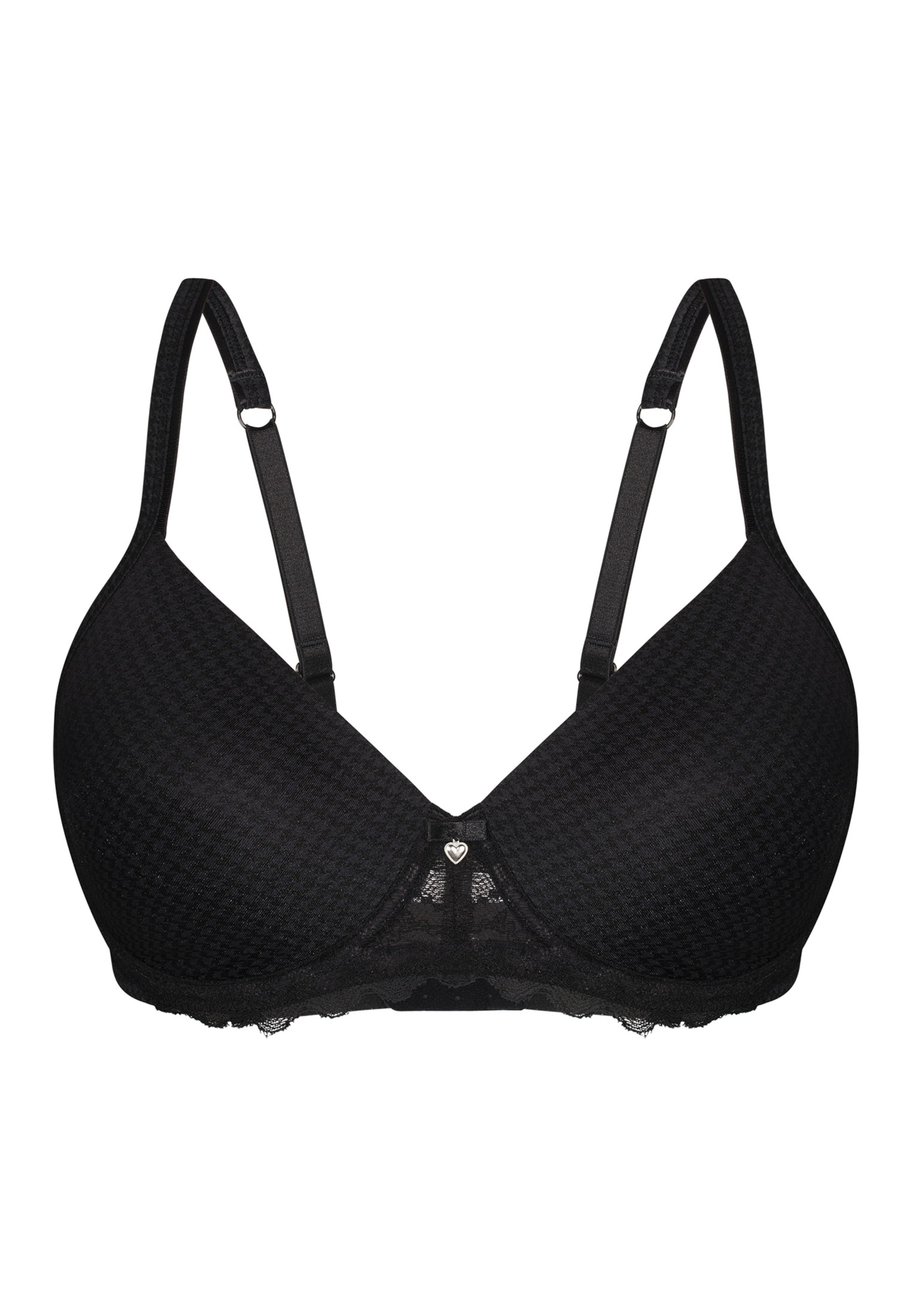 Soutien-gorge 'BEAUTIFUL CLASSIC' sassa en noir : devant