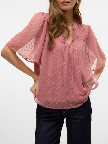VERO MODA Blouse 'VMLeah' in Roze