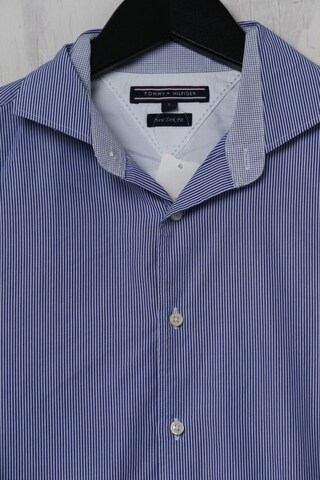 TOMMY HILFIGER Button Up Shirt in S in Blue