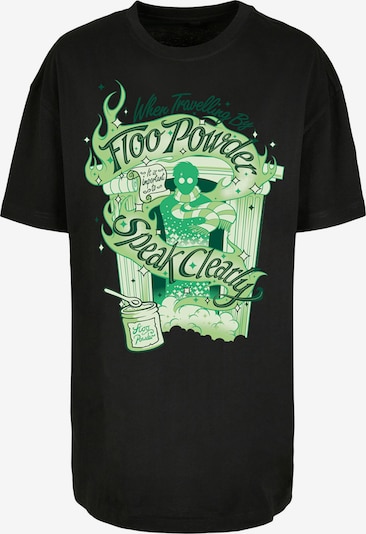 Maglietta 'Harry Potter Foo Powder' F4NT4STIC di colore kiwi / verde chiaro / nero, Visualizzazione prodotti