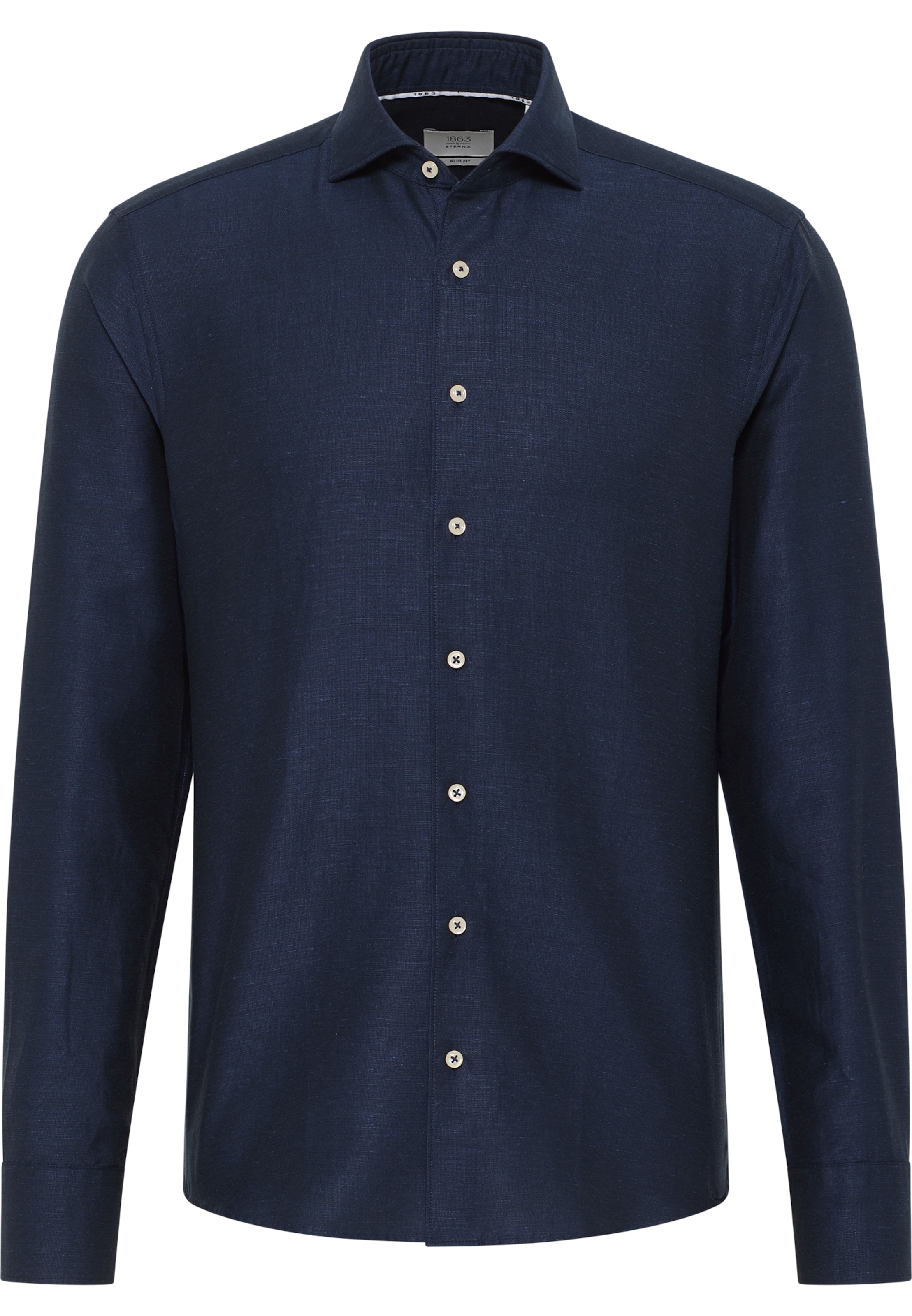 ETERNA Hemd in Blau: Vorderseite