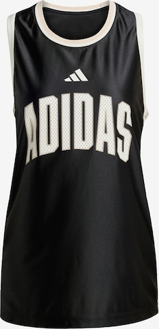 ADIDAS SPORTSWEAR - Top deportivo 'Stadium' en negro: frente