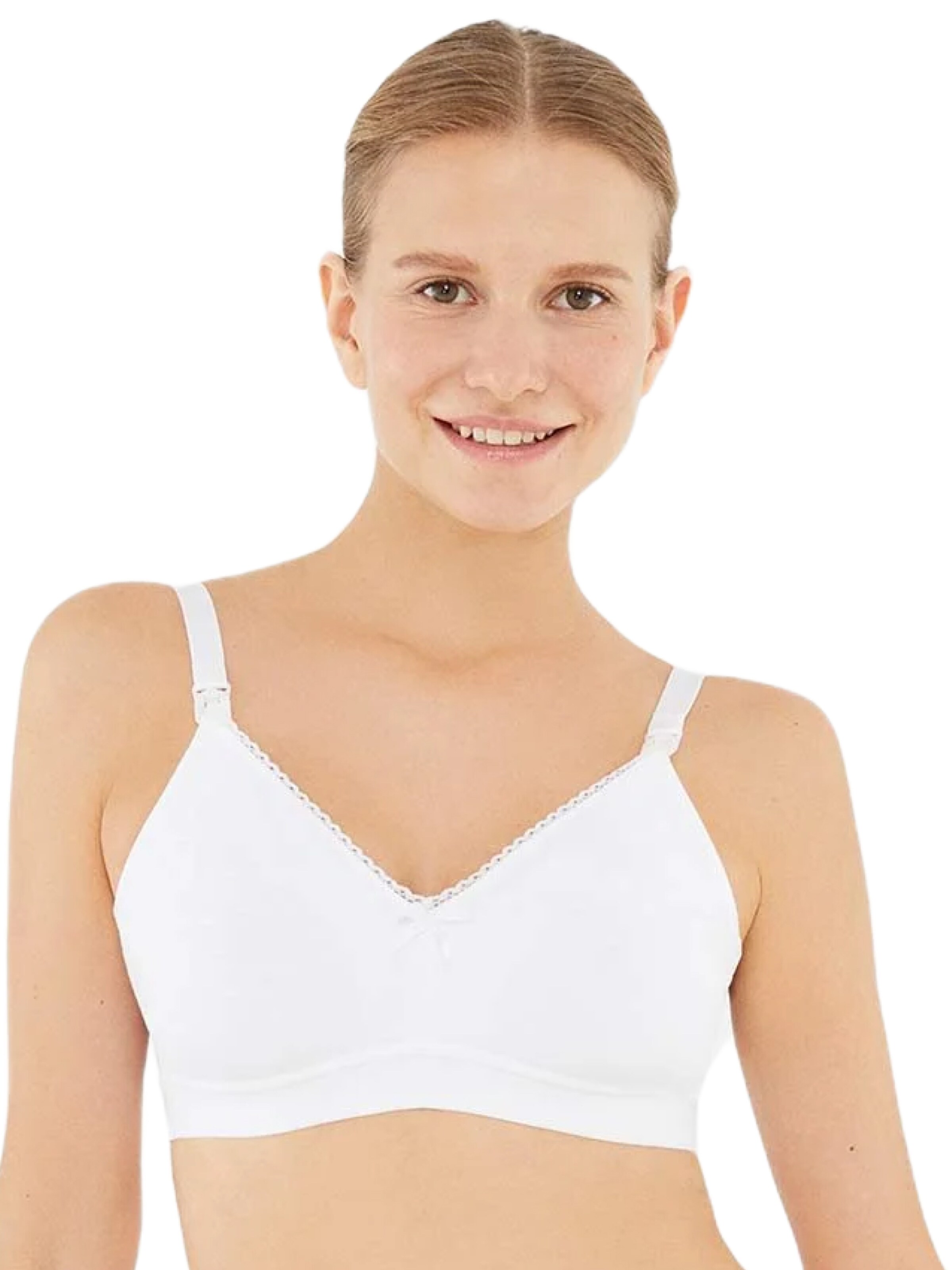 Dagi Bustier BH in Wit: voorkant