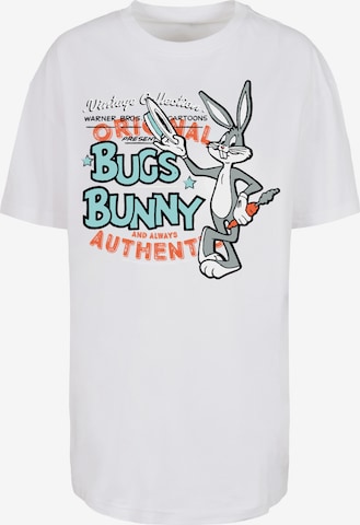 T-shirt 'Looney Tunes Trickfilm Serie Cartoon Vintage Bugs Bunny' F4NT4STIC en blanc : devant