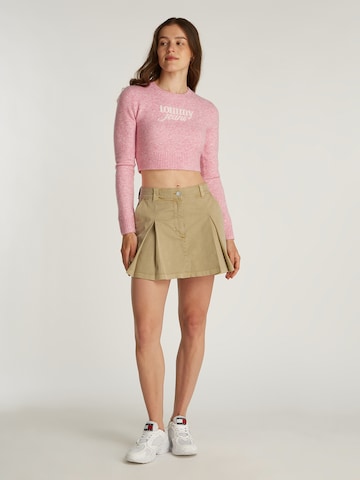 Fustă de la Tommy Jeans pe bej
