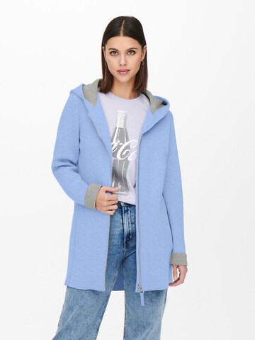 ONLY Přechodný kabát 'Lena' – modrá: přední strana