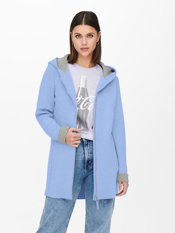 Manteau mi-saison 'Lena' ONLY en bleu : devant