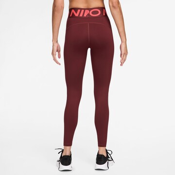 NIKE Skinny Sporthose 'Pro Sculpt' in Rot