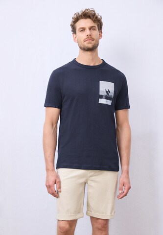 Street One MEN Shirt in Blue: front