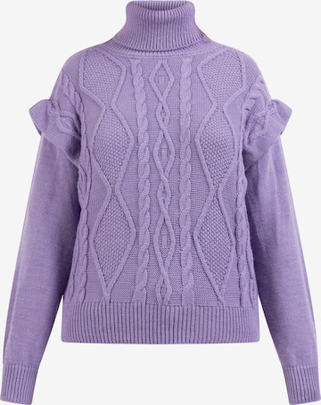 MYMO Sweater 'Blonda' in Purple: front