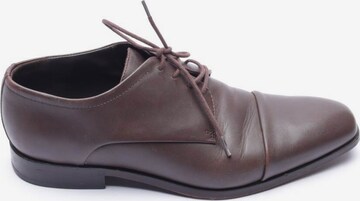 BOSS Flats & Loafers in 40,5 in Brown: front