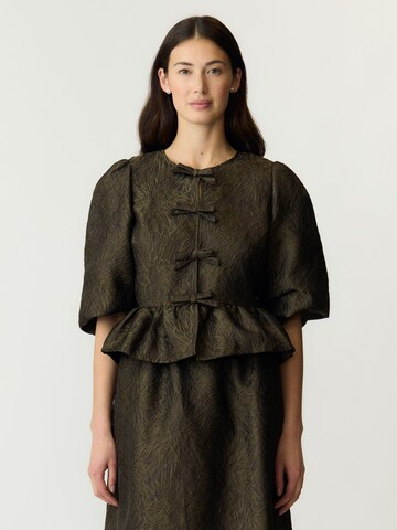 YAS Blouse 'YASLeroc' in Zwart: voorkant