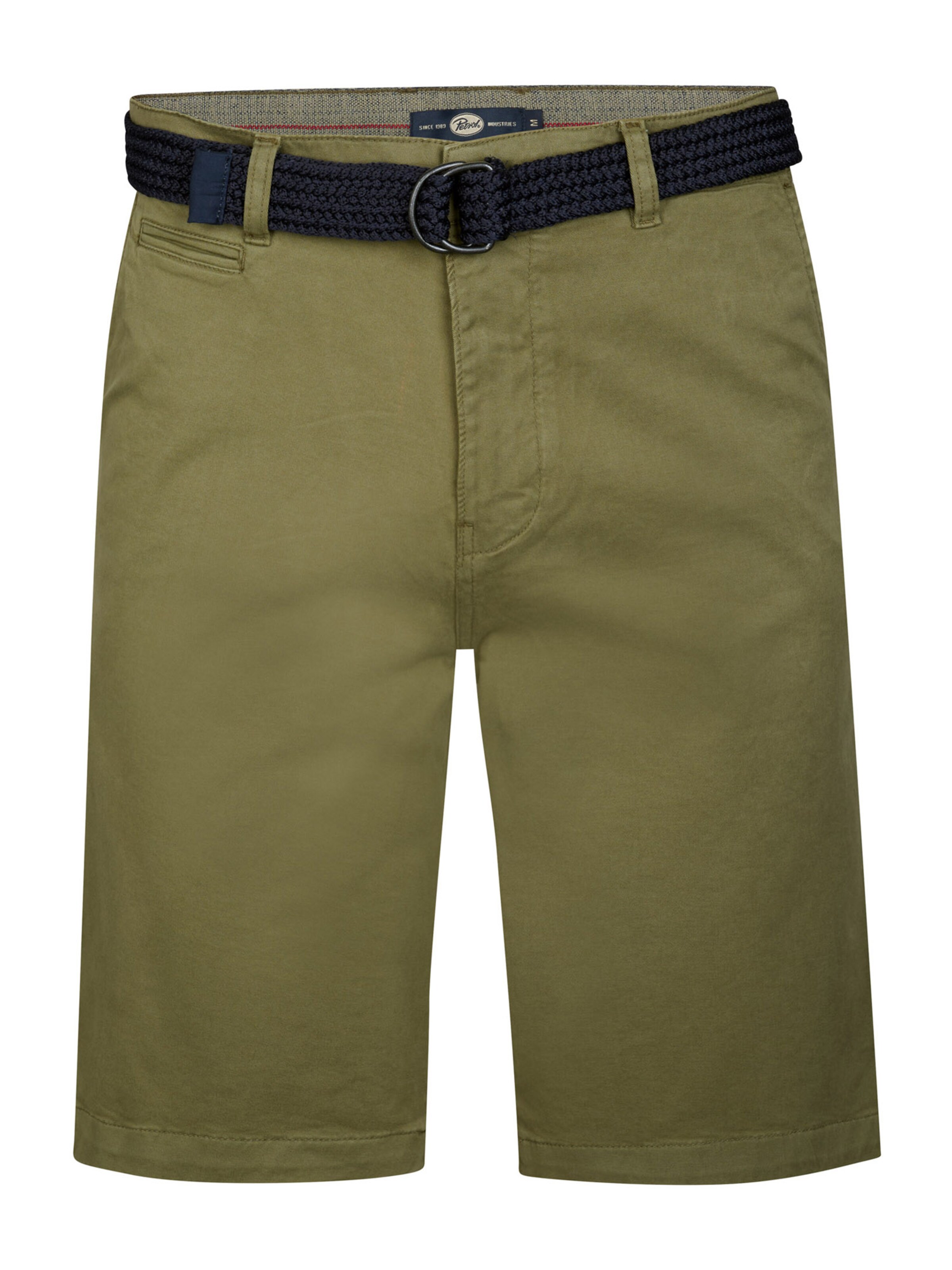 Regular Pantaloni eleganți de la Petrol Industries pe verde: față