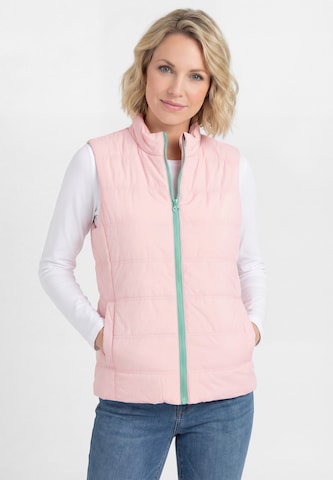 MIMO Bodywarmer 'Comfy' in Roze: voorkant