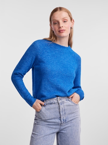 PIECES - Pullover 'Juliana' em azul: frente