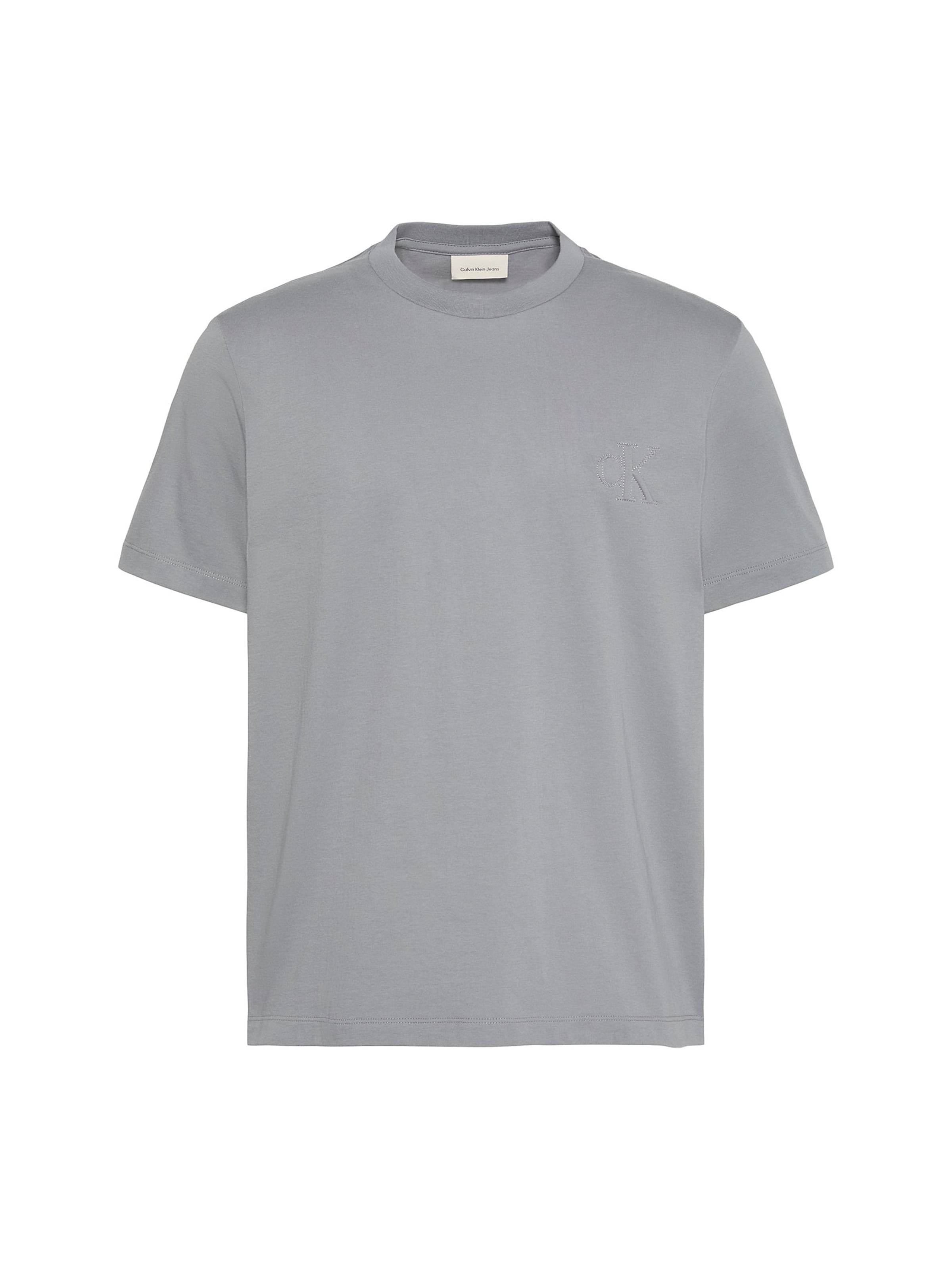 T-Shirt Calvin Klein Jeans en gris : devant