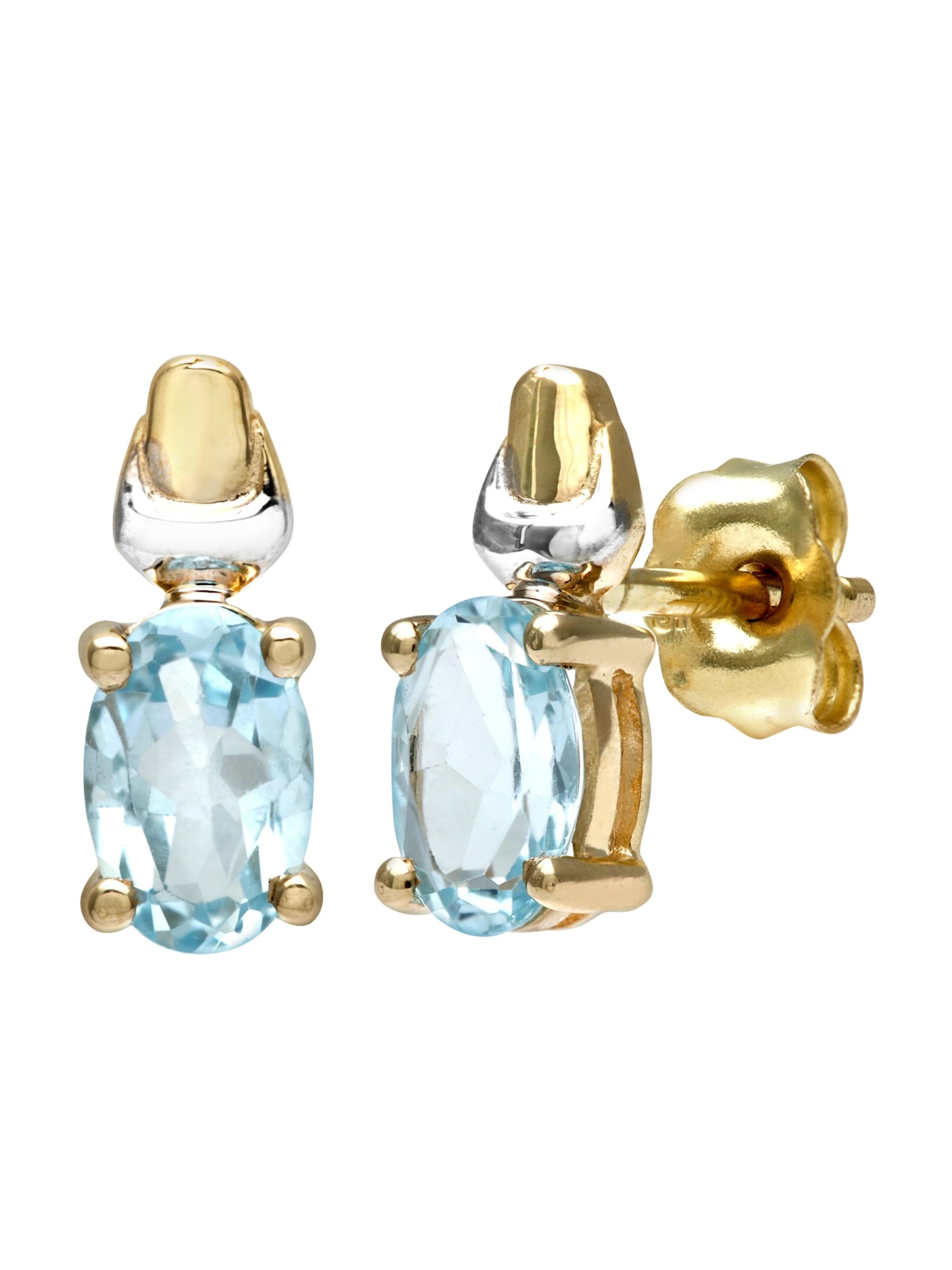 Boucles d'oreilles DIAMANT LETERNEL en or : devant