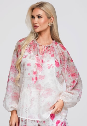 Ombre Blouse ' OW-SH-E0063' in Roze