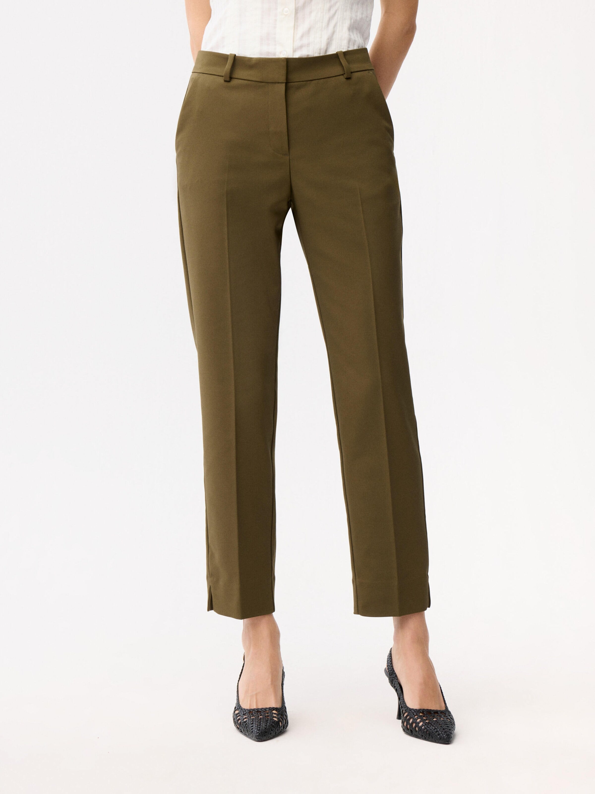 Coupe slim Pantalon adl en vert
