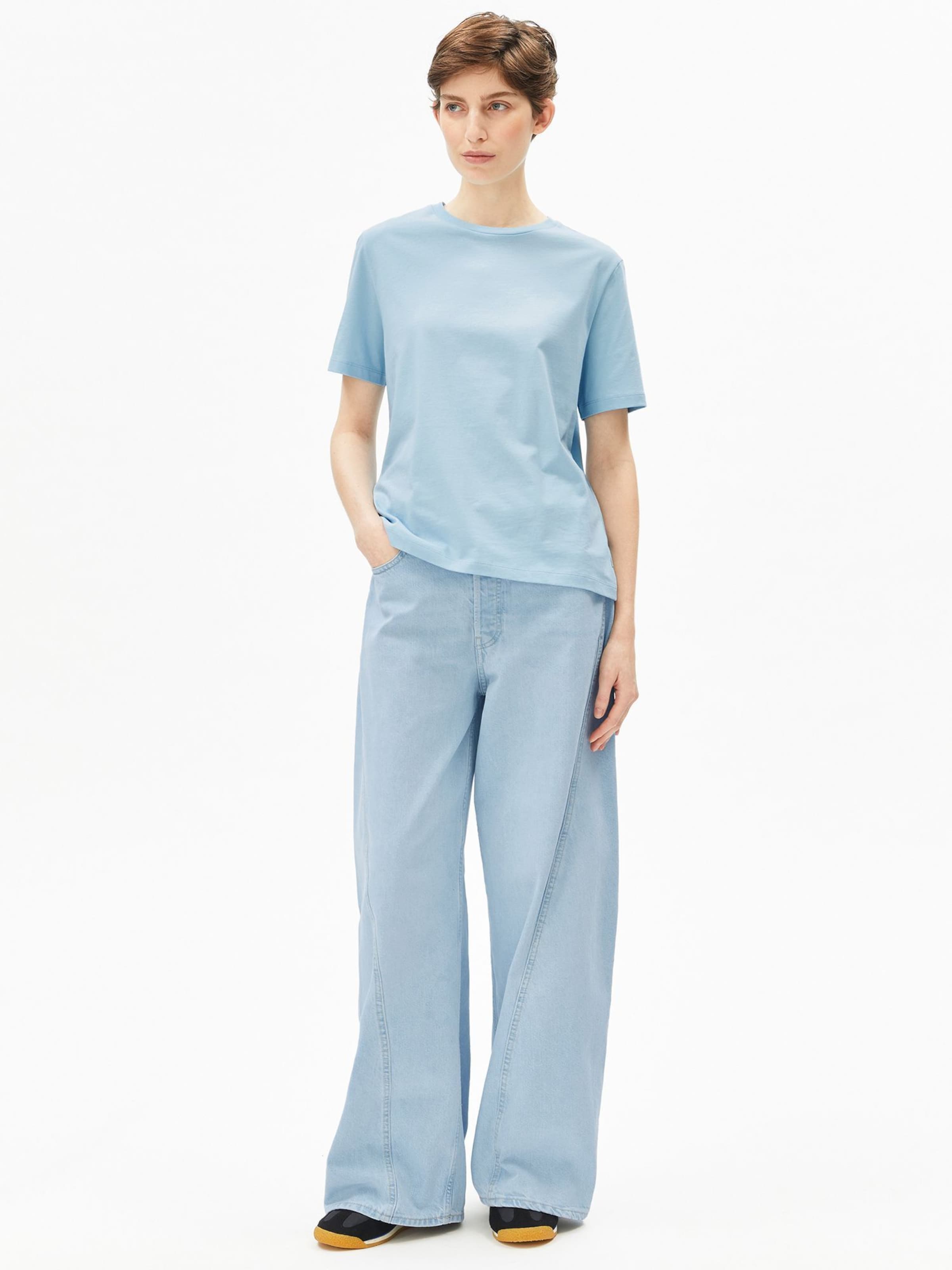 ARMEDANGELS Shirt in Blauw: voorkant