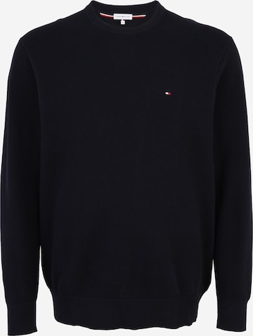 Tommy Hilfiger Big & Tall Sweater 'ESSENTIAL' in Blue: front