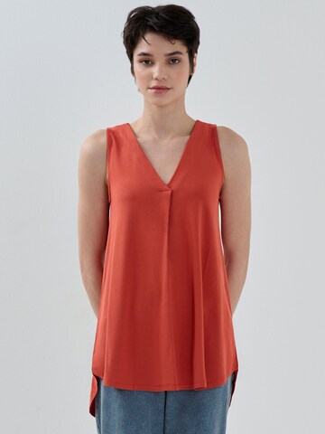 Anou Anou Blouse in Orange: front
