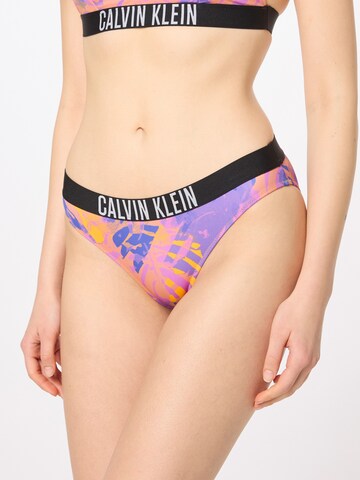 Calvin Klein Swimwear Bikini Bottoms in Mixed colors: front