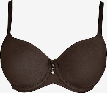 SugarShape T-shirt Bra 'True' in Brown: front