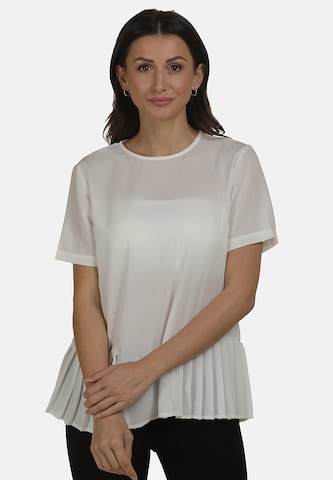 usha WHITE LABEL Blouse in Wit: voorkant