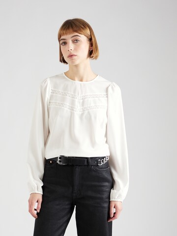 VILA Blouse 'ANNUA' in Beige: voorkant