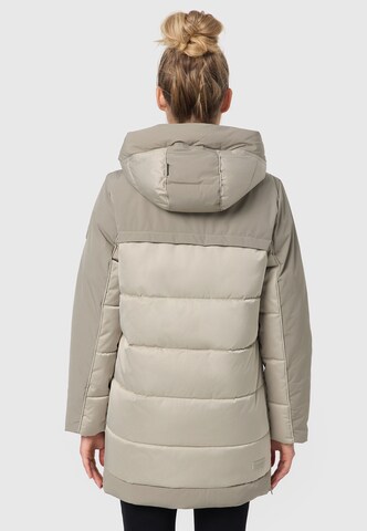 NAVAHOO Winter Jacket 'Samtkätzchen' in Beige