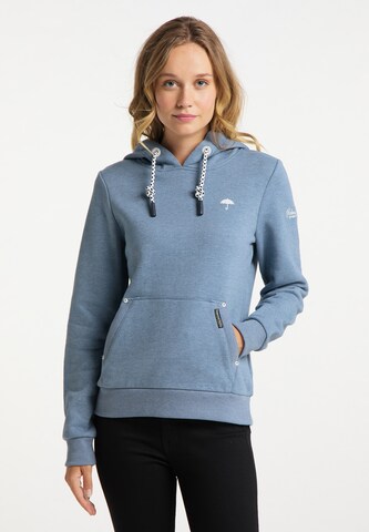 Sweat-shirt Schmuddelwedda en bleu : devant