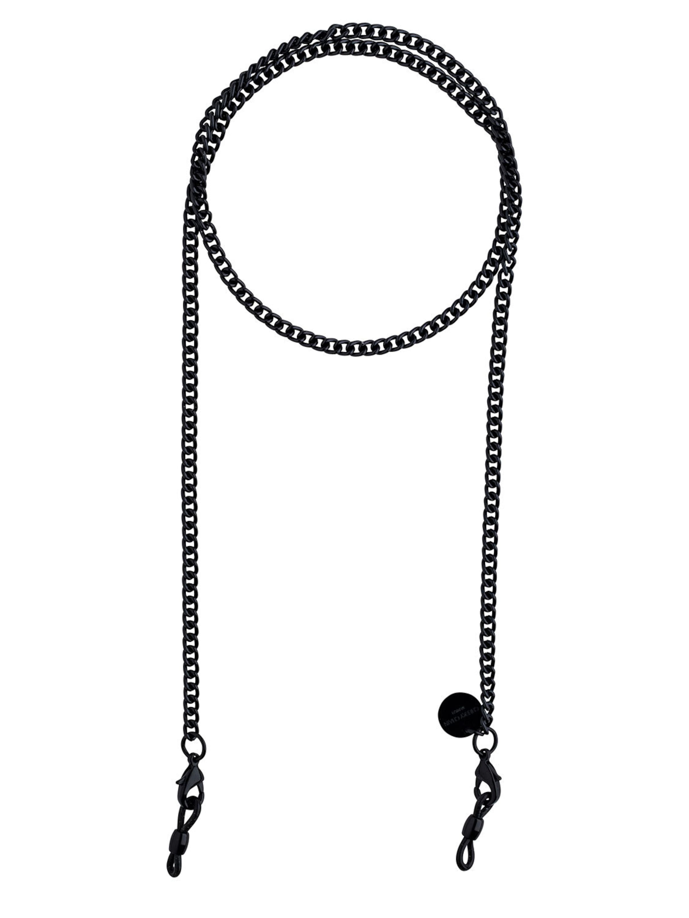 Cheeky Chain Munich Kette 'Rio' in Schwarz: Vorderseite