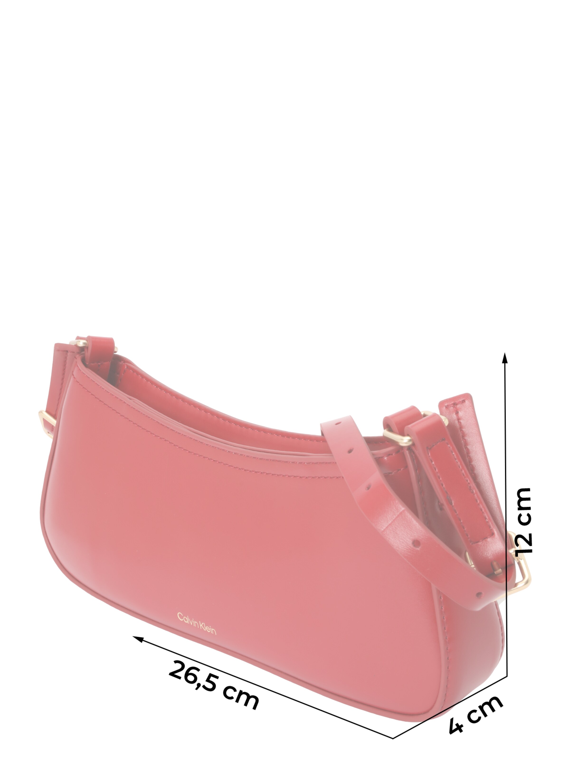 Calvin Klein - Mala de ombro em vermelho