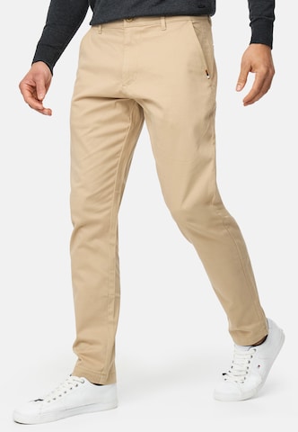 INDICODE JEANS Regular Chino Pants in Beige