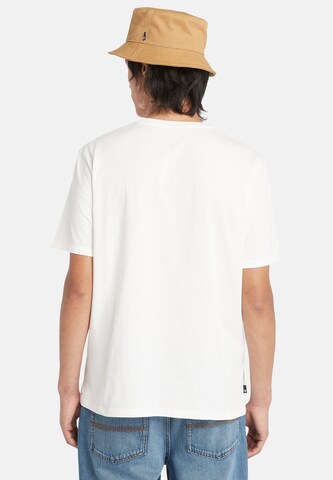 TIMBERLAND - Camisa 'Garment Dye' em branco