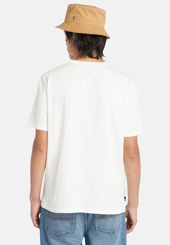 TIMBERLAND T- Shirt 'Garment Dye' in Weiß