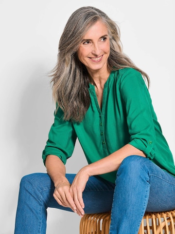 Goldner Blouse in Groen