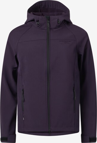 Veste outdoor 'Stryn' SWEDEMOUNT en violet : devant