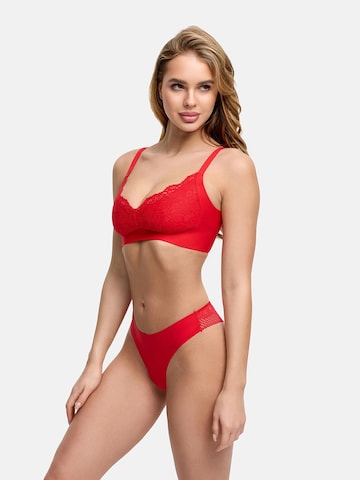 cfab String 'Tanga mit Spitze'‌‌‌‌ in Rot: Vorderseite