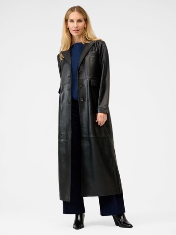 Manteau mi-saison 'Glossy' RICANO en noir