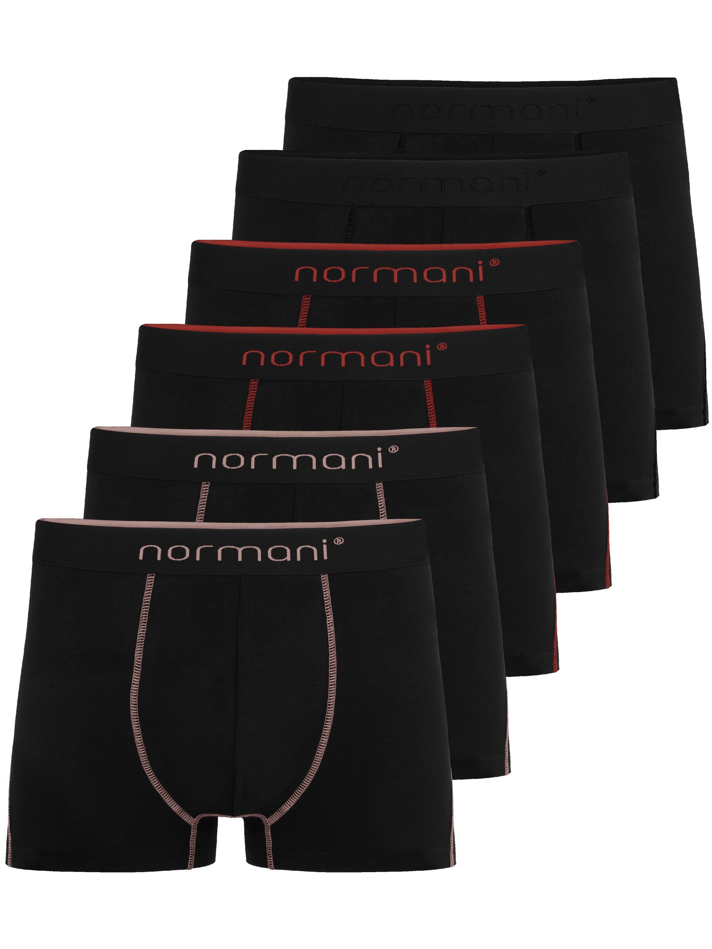 Boxers normani en noir : devant
