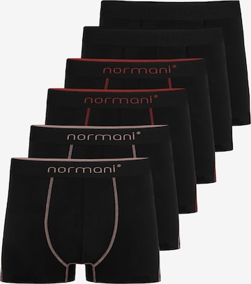 Boxers normani en noir : devant