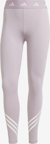ADIDAS PERFORMANCE - Skinny Pantalón deportivo 'Techfit' en lila: frente