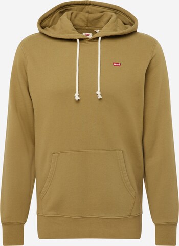 LEVI'S ® Rovný strih Mikina 'Original Housemark Hoodie' - Zelená: predná strana